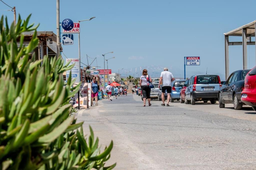 Md Residence Near The Beach W Bbq And Private Parking Hersonissos  Exteriör bild